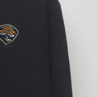 Close-up of the Right sleeve on the Vintage 1990s Nike "Jacksonville Jaguars Mock Neck" T-Shirt - M