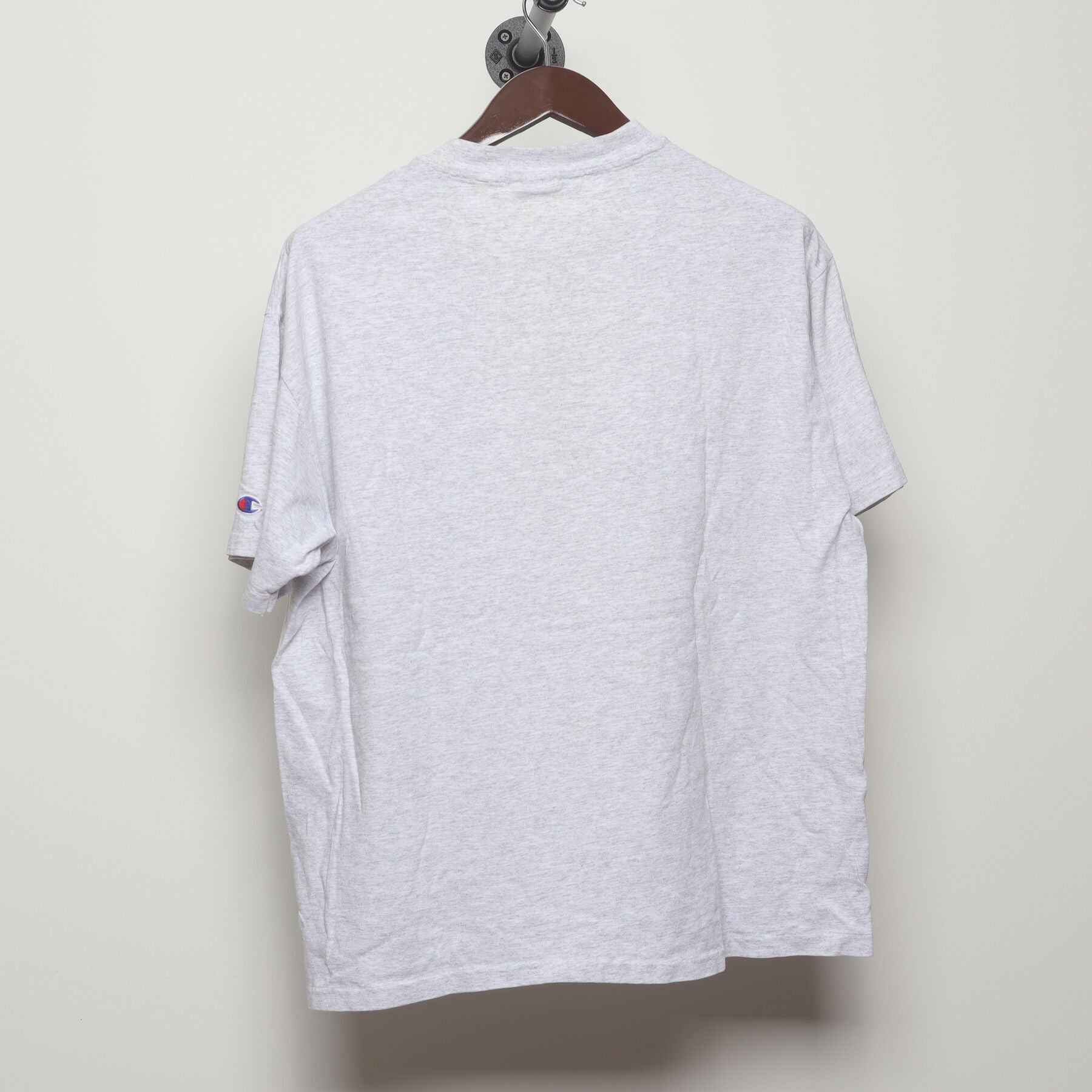 Back view of Vintage 1990s Champion "University of Chicago Crest" T-Shirt - L