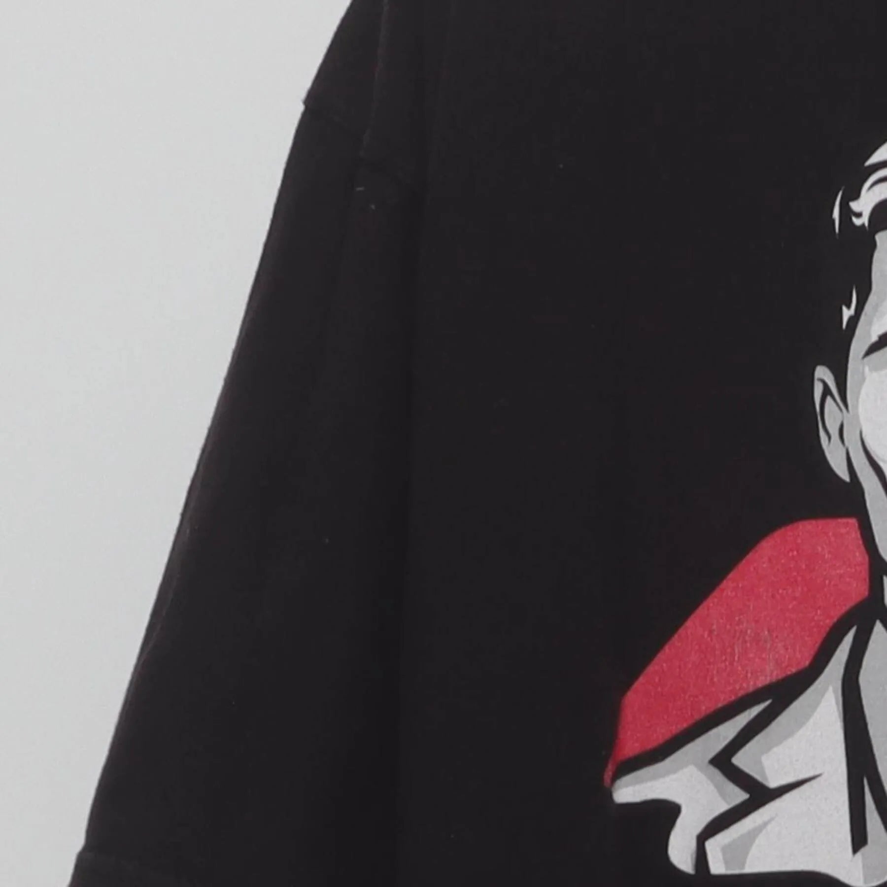 Close-up of the Left sleeve on the Vintage Y2K Archer "ISIS Secret Agent" T-Shirt - L