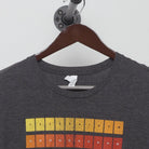 Close-up of the collar and tag on the Vintage Y2K Craft Beer "Beer Tasting Grid" T-Shirt - M