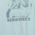 Close-up of the main graphic on the Vintage Y2K Ben & Jerry's "Founders Portrait" T-Shirt - S