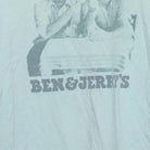 Close-up of the main graphic on the Vintage Y2K Ben & Jerry's "Founders Portrait" T-Shirt - S