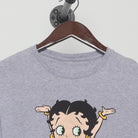 Close-up of the collar and tag on the Vintage Y2K Betty Boop "Classic Pose" T-Shirt - M