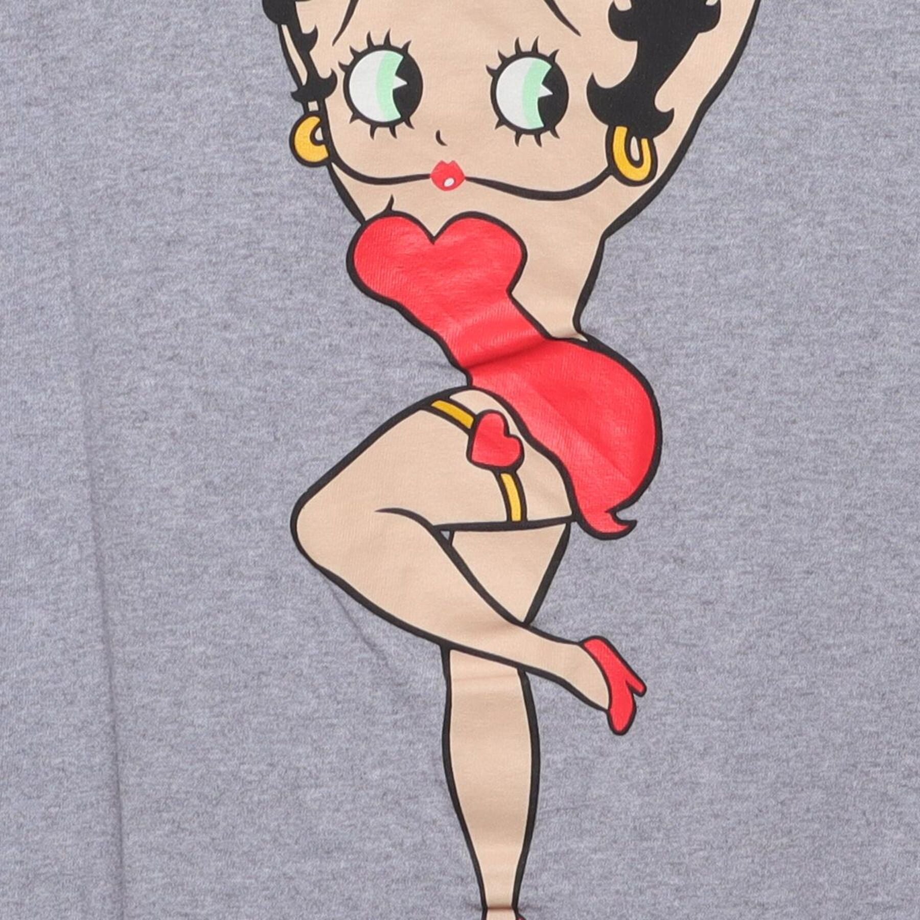 Close-up of the main graphic on the Vintage Y2K Betty Boop "Classic Pose" T-Shirt - M