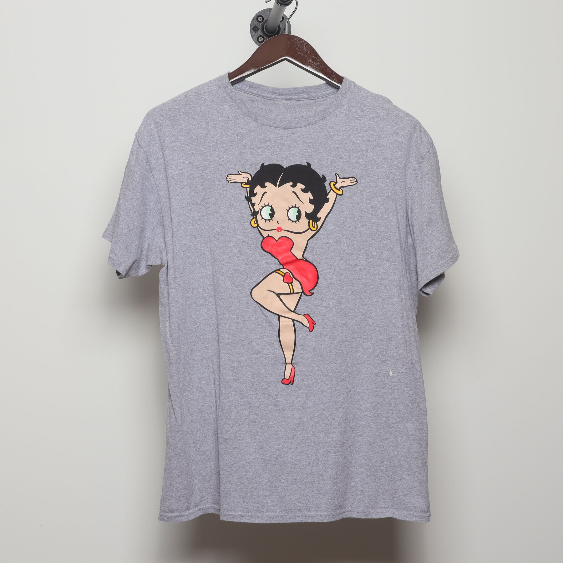 Front view of Vintage Y2K Betty Boop "Classic Pose" T-Shirt - M