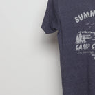 Close-up of the sleeve on the Vintage Camp Crystal Lake Horror Movie T-Shirt S