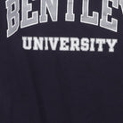 Close-up of the main graphic on the Vintage Y2K Champion "Bentley University" T-Shirt - S