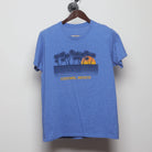 Front view of Vintage Y2K Cozumel Mexico "Sunset Palm Trees" T-Shirt - M