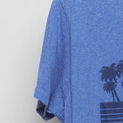 Close-up of the Left sleeve on the Vintage Y2K Cozumel Mexico "Sunset Palm Trees" T-Shirt - M