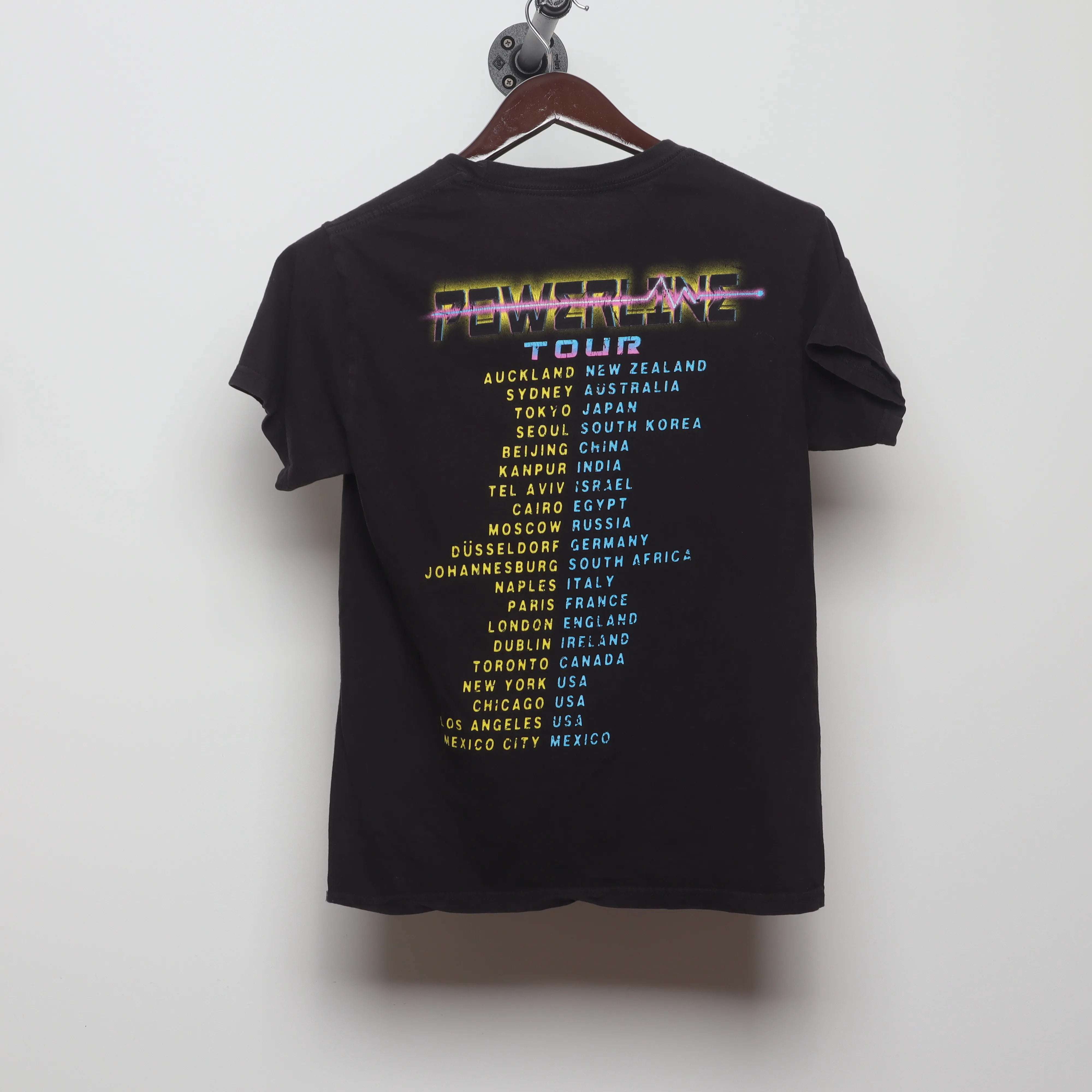 Back view of Vintage Disney Powerline Stand Out Tour T-Shirt S