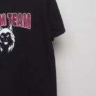 Close-up of the sleeve on the Vintage Dream Team Wolf Graphic T-Shirt L