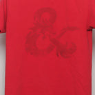 Close-up of the main graphic on the Vintage Dungeons & Dragons Faded Logo T-Shirt S