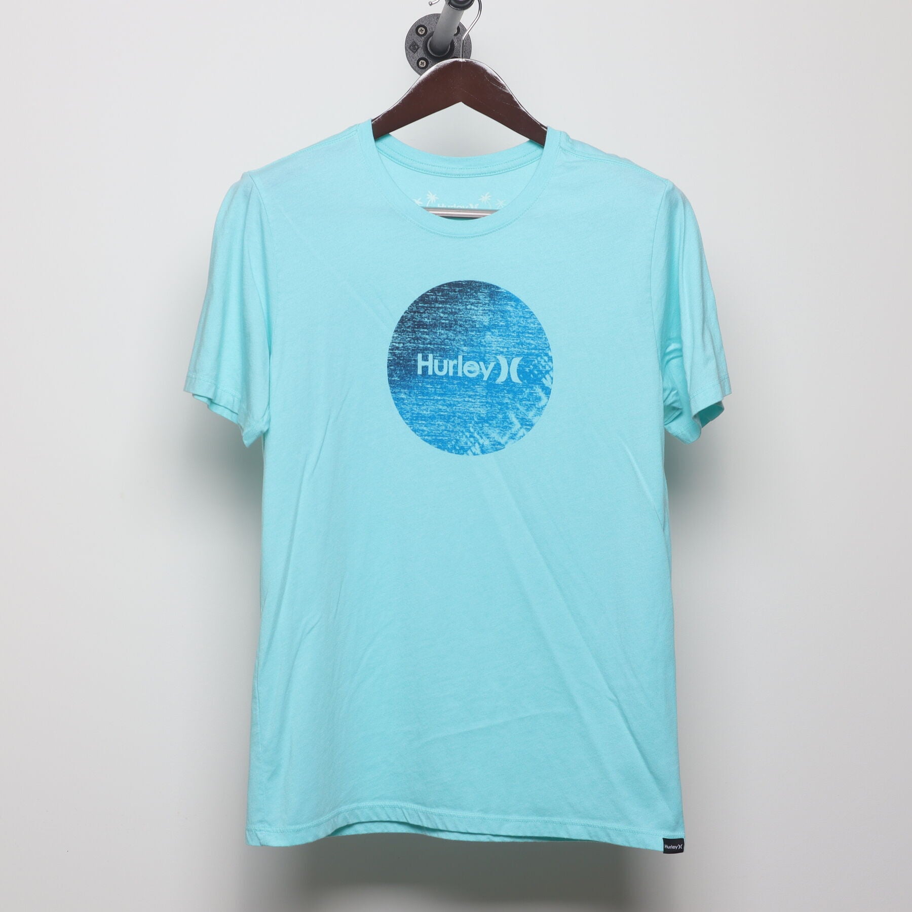 Front view of Vintage Y2K Hurley "Icon Logo" T-Shirt - S