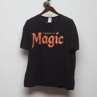 Front view of Vintage Y2K Magic: The Gathering "I believe in Magic" T-Shirt - XL
