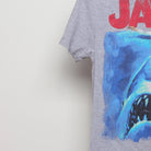 Close-up of the sleeve on the Vintage JAWS Movie Poster Graphic T-Shirt M