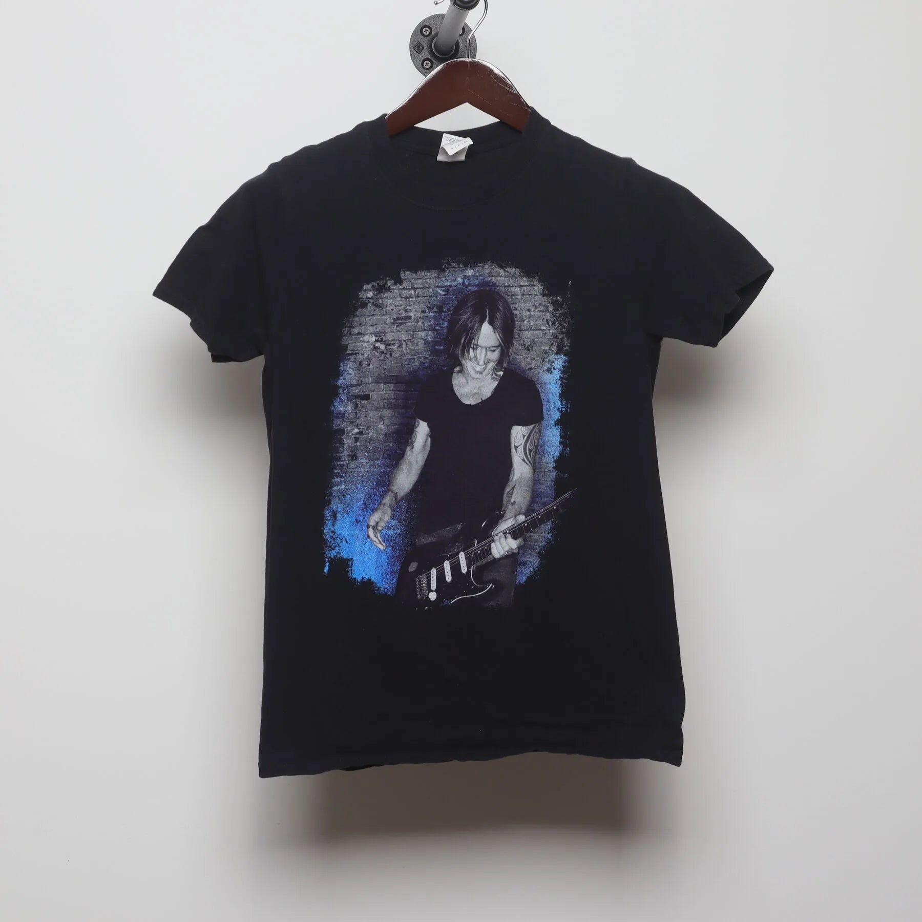 Front view of Vintage 2010s Keith Urban "Graffiti U" T-Shirt - XS