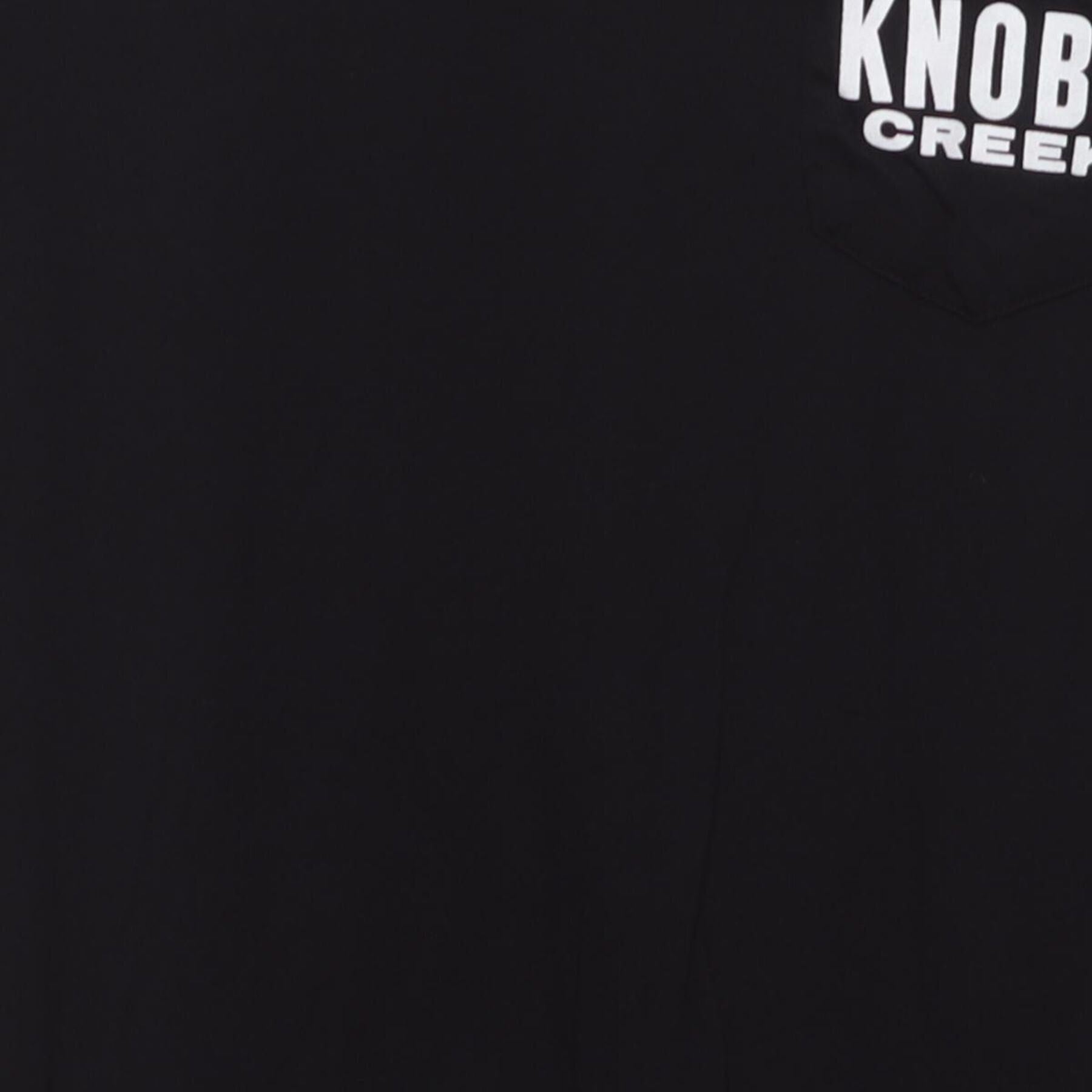 Close-up of the main graphic on the Vintage Y2K Knob Creek "Every Bit Earned" T-Shirt - XS