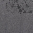 Close-up of the main graphic on the Vintage Y2K Live The Adventure "Bicycle Graphic" T-Shirt - M