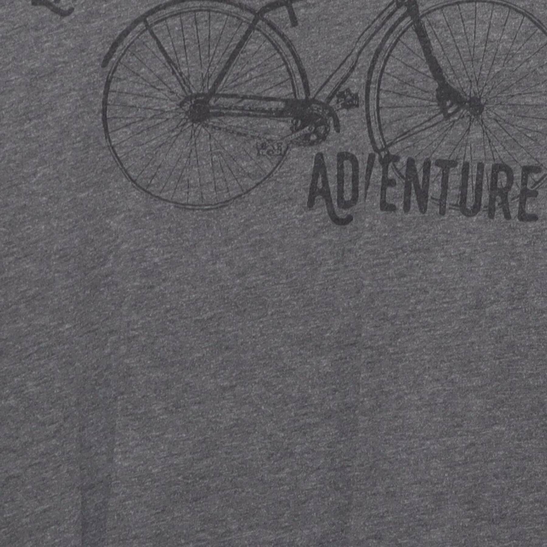 Close-up of the main graphic on the Vintage Y2K Live The Adventure "Bicycle Graphic" T-Shirt - M