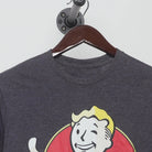 Close-up of the collar and tag on the Vintage Modern Bethesda "Fallout Vault Boy" T-Shirt - M