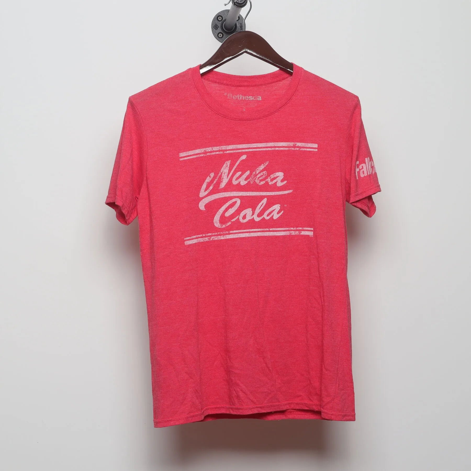 Front view of Vintage Modern Bethesda "Nuka Cola" T-Shirt - M