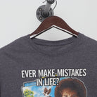 Close-up of the collar and tag on the Vintage Modern Bob Ross "Make Them Birds" T-Shirt - M