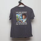 Front view of Vintage Modern Bob Ross "Make Them Birds" T-Shirt - M