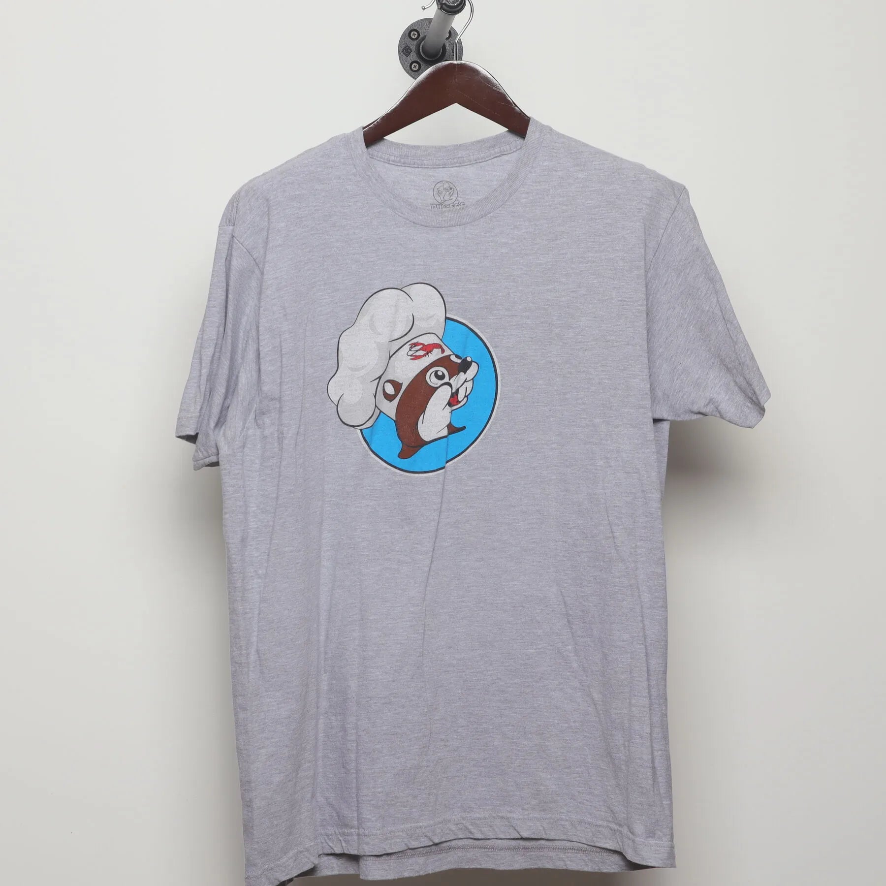 Front view of Vintage Modern Buc-ee's "Never Eat Bayou Self" T-Shirt - XL