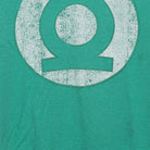 Close-up of the main graphic on the Vintage Modern DC Comics "Green Lantern Logo" T-Shirt - S