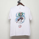 Front view of Vintage Modern Demon Slayer "Tanjiro Mugen Train" T-Shirt - M