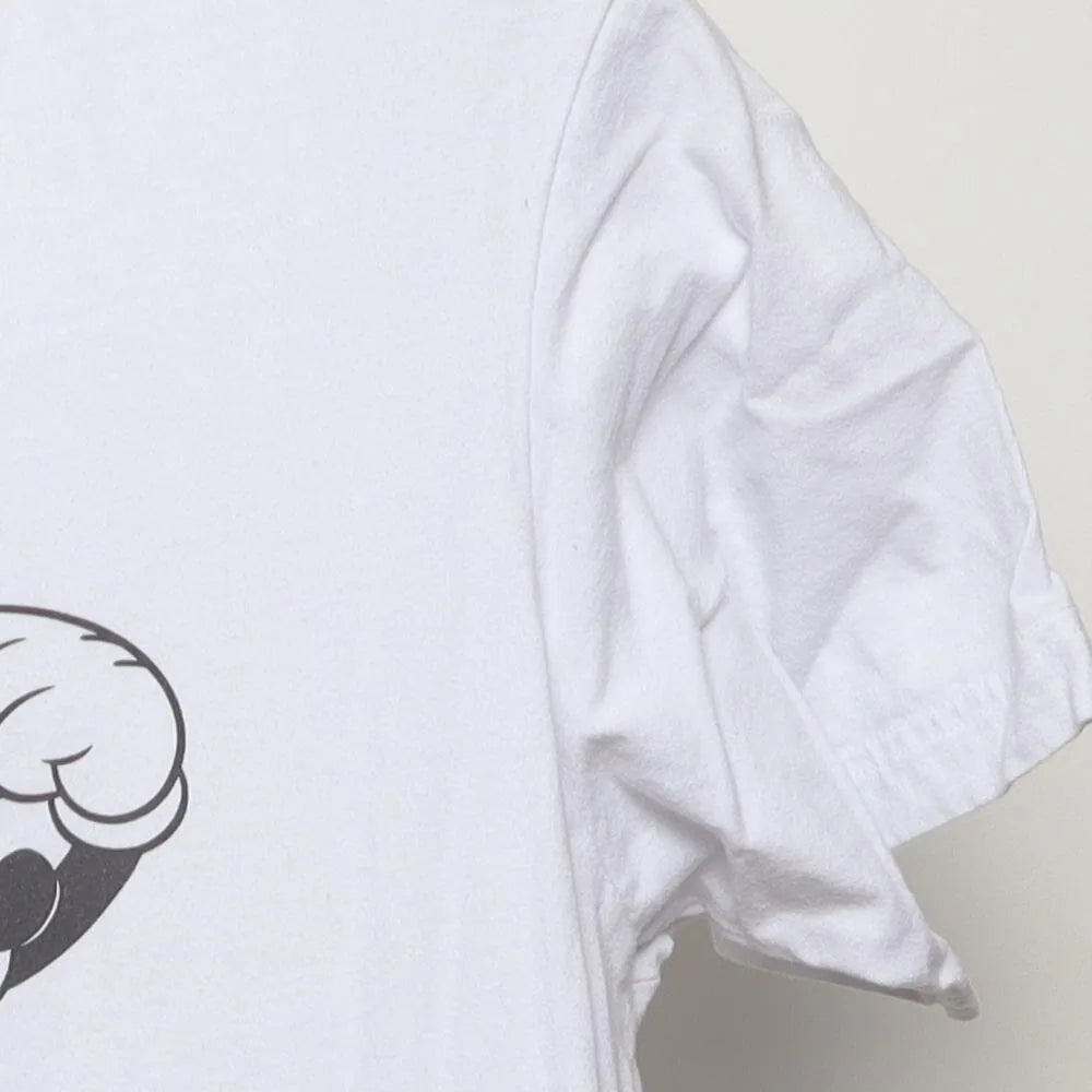 Close-up of the sleeve on the Vintage Modern Disney "Mickey Mouse 1928" T-Shirt - M