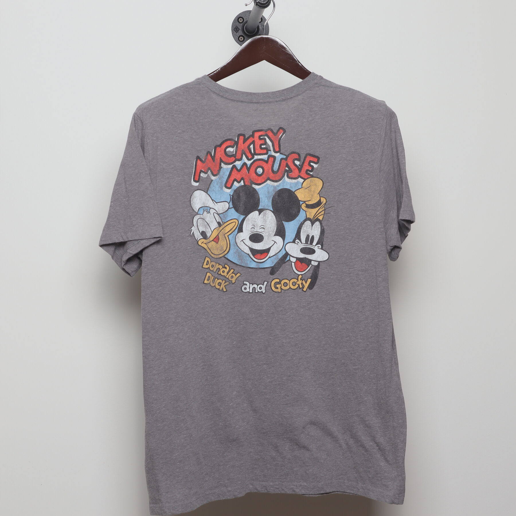 Back view of Vintage Modern Disney "Mickey Mouse & Friends" T-Shirt - L