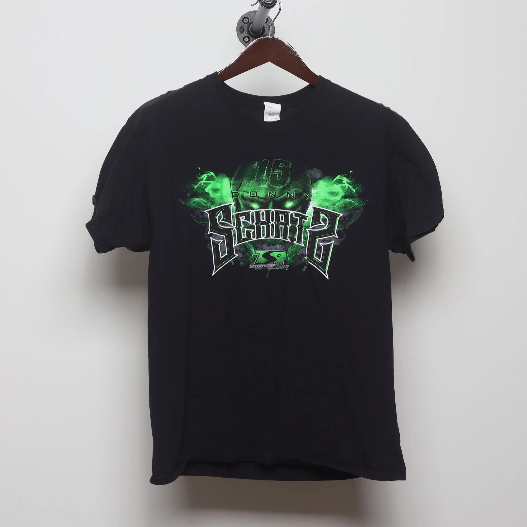 Front view of Vintage Modern Donny Schatz "Sprint Car Racing" T-Shirt - M