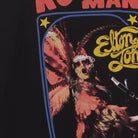 Close-up of the main graphic on the Vintage Modern Elton John "Rocket Man" T-Shirt - L
