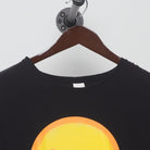 Close-up of the collar and tag on the Vintage Modern Emoji "Face with Tears of Joy" T-Shirt - XL
