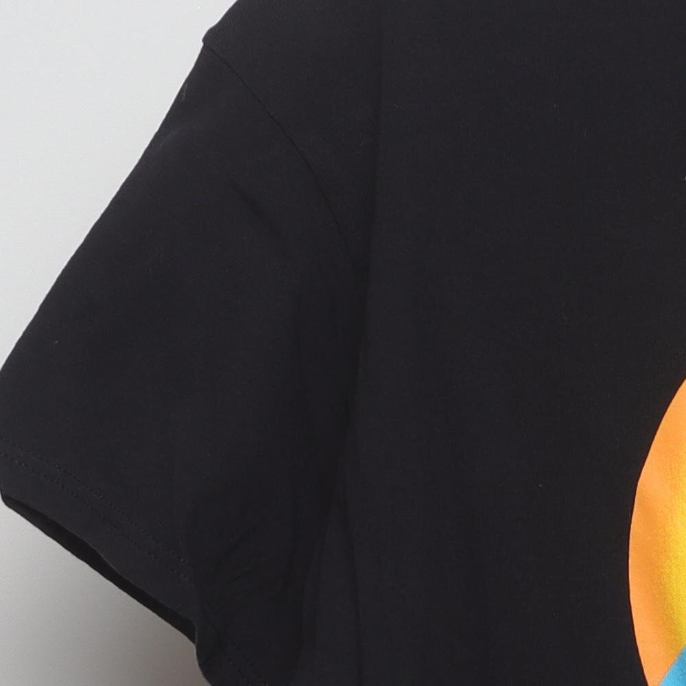 Close-up of the sleeve on the Vintage Modern Emoji "Face with Tears of Joy" T-Shirt - XL