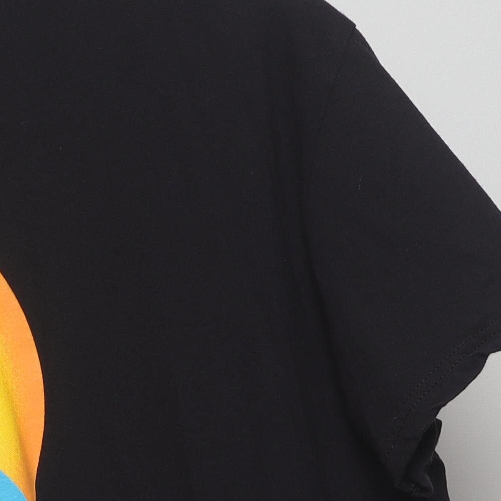 Close-up of the sleeve on the Vintage Modern Emoji "Face with Tears of Joy" T-Shirt - XL