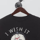 Close-up of the collar and tag on the Vintage Modern Friday the 13th "I Wish It Was Friday" T-Shirt - M