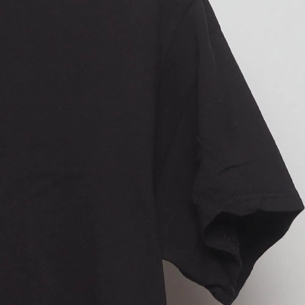 Close-up of the sleeve on the Vintage Modern Friday the 13th "I Wish It Was Friday" T-Shirt - M