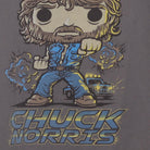 Close-up of the main graphic on the Vintage Modern Funko POP! "Chuck Norris" T-Shirt - XL