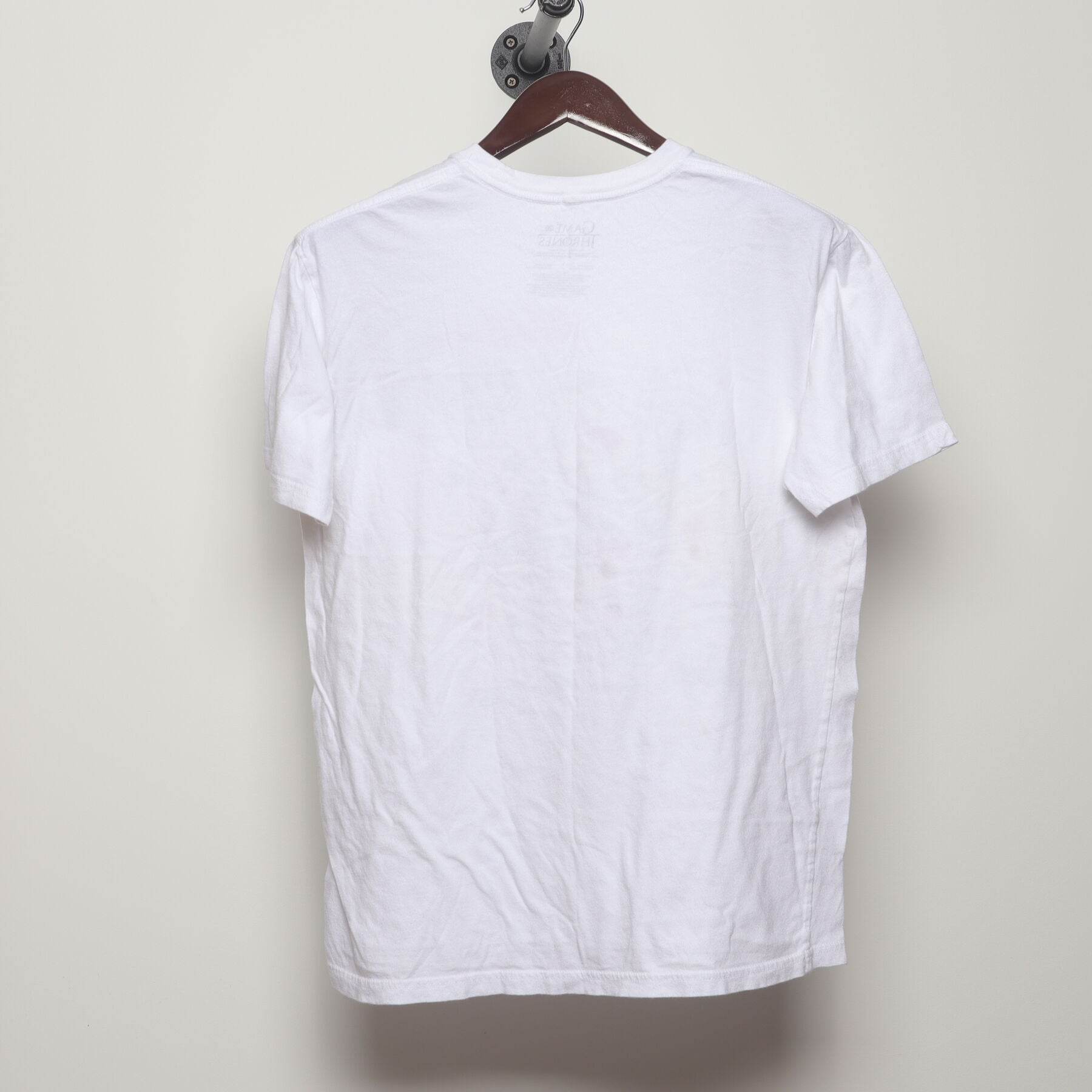 Back view of Vintage Modern Game of Thrones "Westeros Map" T-Shirt - L