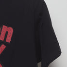 Close-up of the sleeve on the Vintage Modern General Mills "Franken Berry" T-Shirt - L