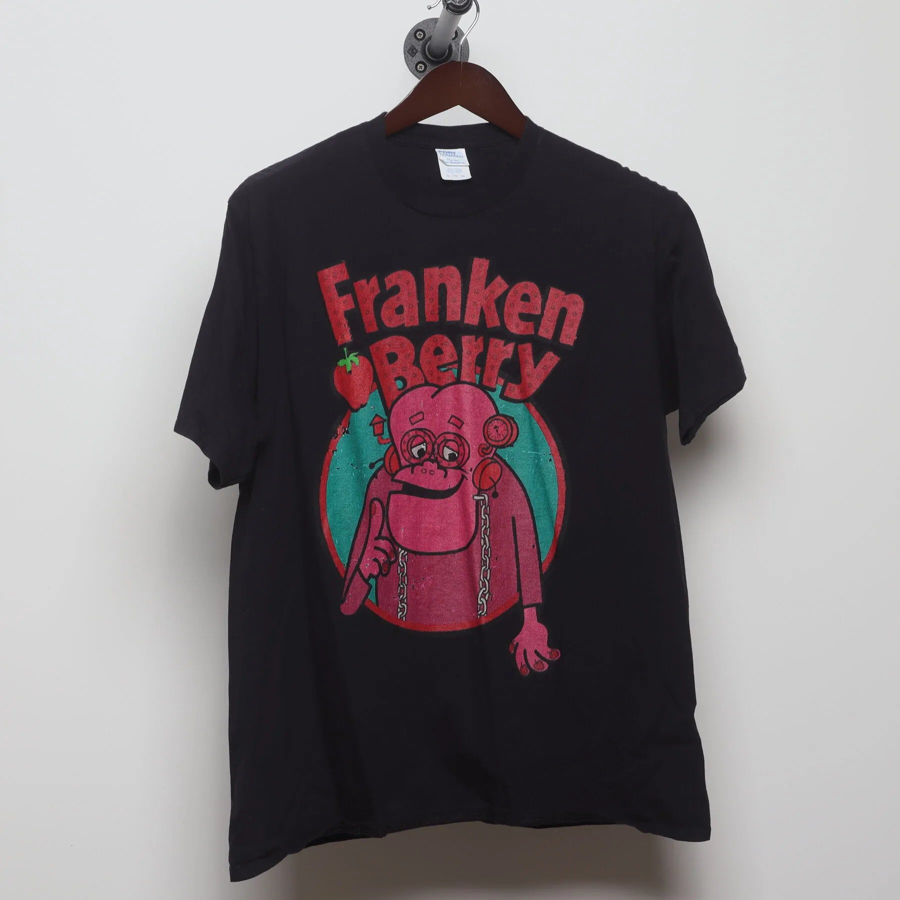 Front view of Vintage Modern General Mills "Franken Berry" T-Shirt - L