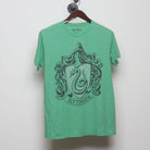 Front view of Vintage Modern Harry Potter "Slytherin Crest" T-Shirt - L