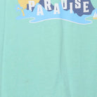 Close-up of the main graphic on the Vintage Modern HK "Found In Paradise" T-Shirt - S