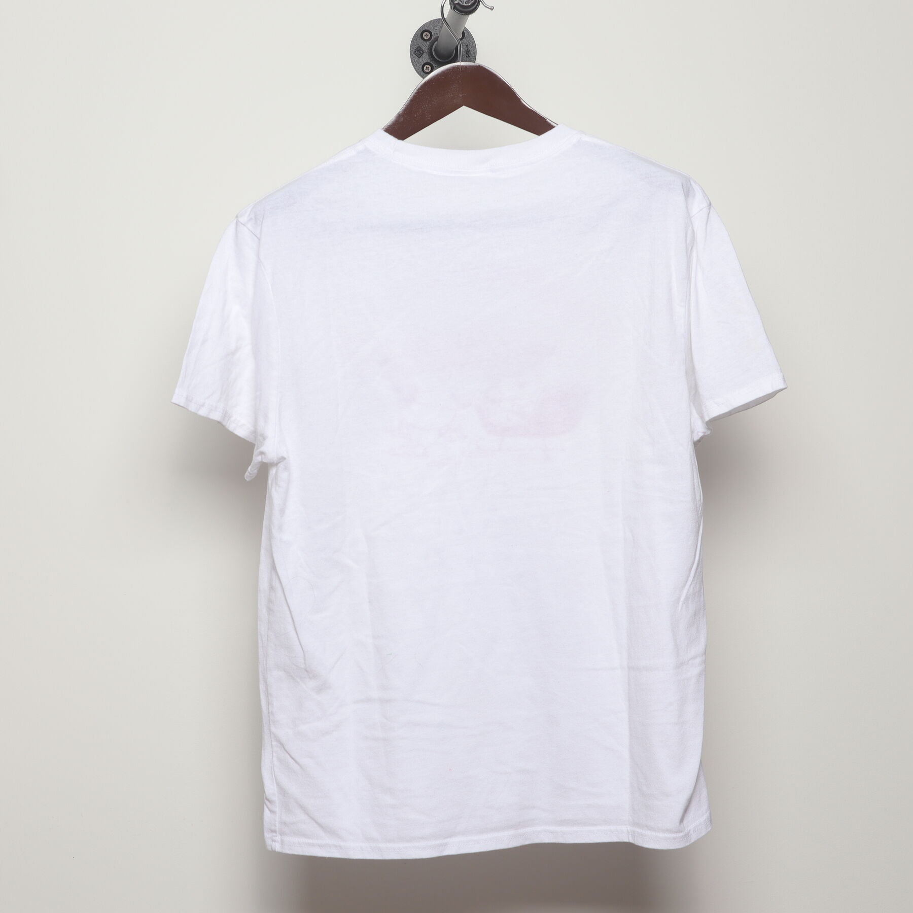 Back view of Vintage Modern Holiday "Sleighing All Day" T-Shirt - M