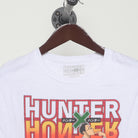 Close-up of the collar and tag on the Vintage Modern Hunter x Hunter "Main Cast" T-Shirt - S