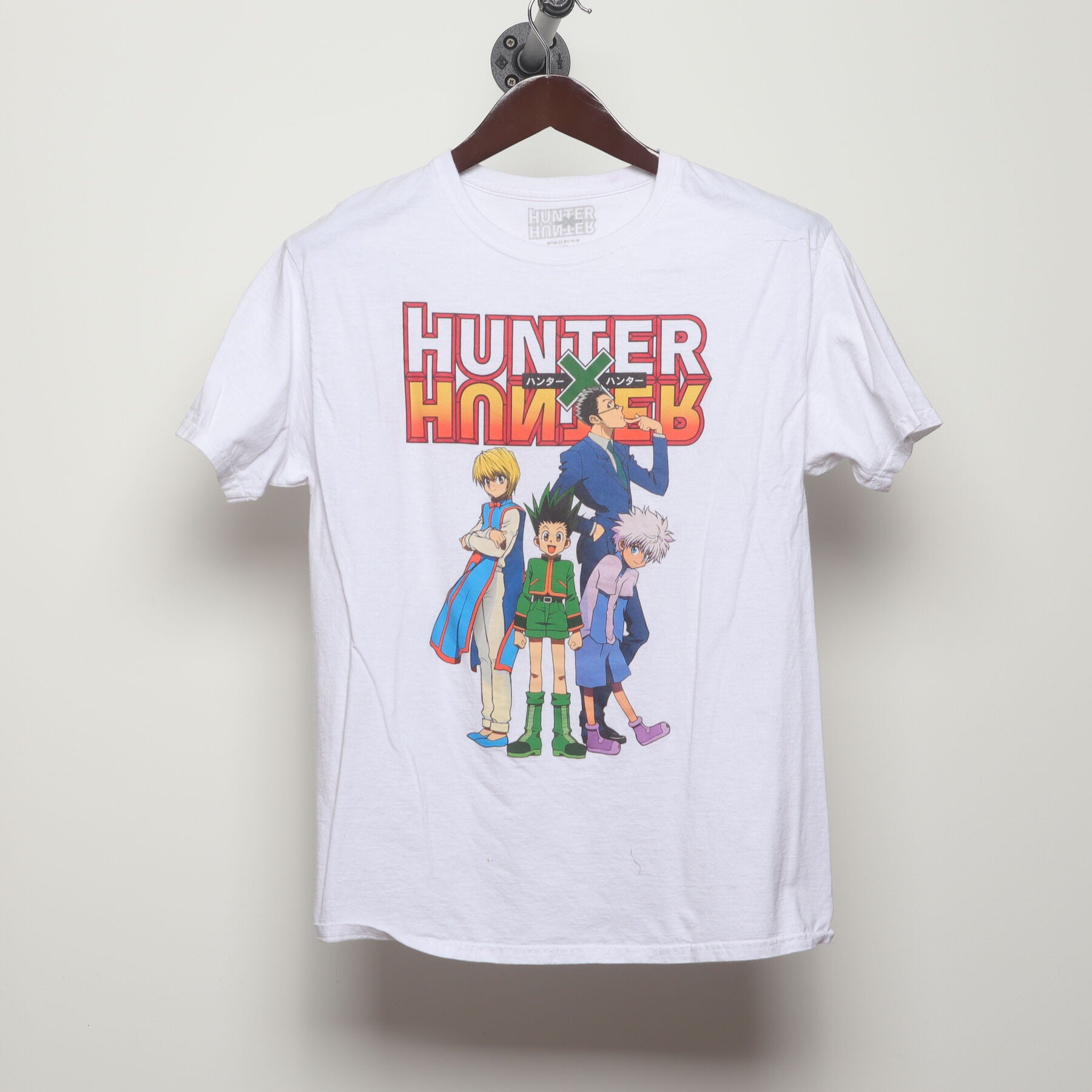Front view of Vintage Modern Hunter x Hunter "Main Cast" T-Shirt - S