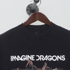Close-up of the collar and tag on the Vintage Modern Imagine Dragons "Smoke + Mirrors Tour 2015" T-Shirt - XS