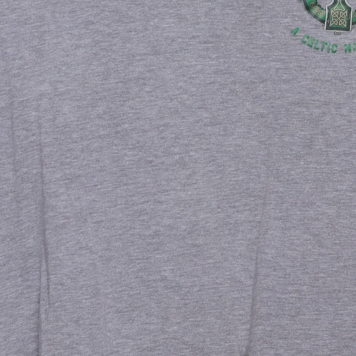 Close-up of the main graphic on the Vintage Modern Ireland Official Product "Ireland A Celtic Nation" T-Shirt - M